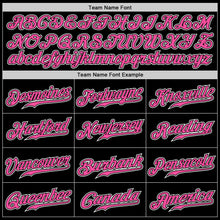 Load image into Gallery viewer, Custom Black Pink-White Authentic Gradient Fashion Baseball Jersey