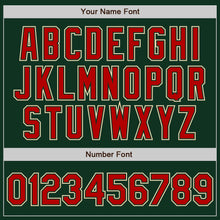 Load image into Gallery viewer, Custom Green Red-Cream Authentic Gradient Fashion Baseball Jersey