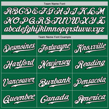 Load image into Gallery viewer, Custom Kelly Green White-Black Authentic Fade Fashion Baseball Jersey