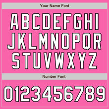 Load image into Gallery viewer, Custom Pink White-Black Authentic Fade Fashion Baseball Jersey