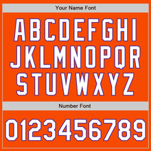 Load image into Gallery viewer, Custom Orange White-Purple Authentic Fade Fashion Baseball Jersey