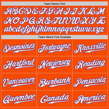 Load image into Gallery viewer, Custom Orange White-Purple Authentic Fade Fashion Baseball Jersey