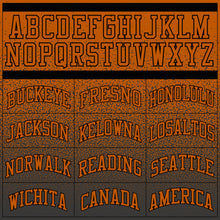 Load image into Gallery viewer, Custom Stitched Texas Orange Texas Orange-Black Fade Fashion Sports Pullover Sweatshirt Hoodie