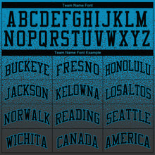 Загрузить изображение в средство просмотра галереи, Custom Stitched Panther Blue Black Fade Fashion Sports Pullover Sweatshirt Hoodie