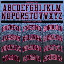 Load image into Gallery viewer, Custom Stitched Light Blue Black-Pink Fade Fashion Sports Pullover Sweatshirt Hoodie