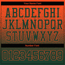 Load image into Gallery viewer, Custom Stitched Orange Green Fade Fashion Sports Pullover Sweatshirt Hoodie