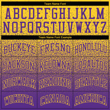 Загрузить изображение в средство просмотра галереи, Custom Stitched Gold Purple Fade Fashion Sports Pullover Sweatshirt Hoodie