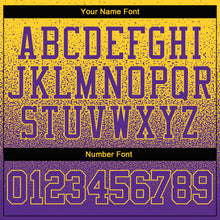 Загрузить изображение в средство просмотра галереи, Custom Stitched Gold Purple Fade Fashion Sports Pullover Sweatshirt Hoodie