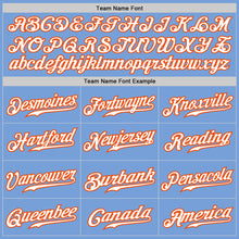 Загрузить изображение в средство просмотра галереи, Custom Purple White Light Blue-Orange Authentic Fade Fashion Baseball Jersey