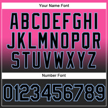 Загрузить изображение в средство просмотра галереи, Custom Stitched Pink Black-Light Blue Fade Fashion Sports Pullover Sweatshirt Hoodie