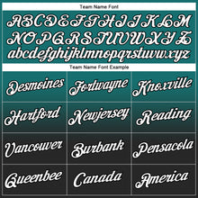 Load image into Gallery viewer, Custom Stitched Teal White-Black Fade Fashion Sports Pullover Sweatshirt Hoodie