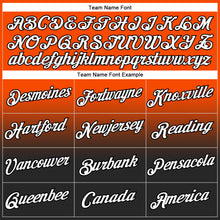 Загрузить изображение в средство просмотра галереи, Custom Stitched Orange White-Black Fade Fashion Sports Pullover Sweatshirt Hoodie