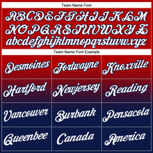 Charger l'image dans la galerie, Custom Stitched Red White-Navy Fade Fashion Sports Pullover Sweatshirt Hoodie