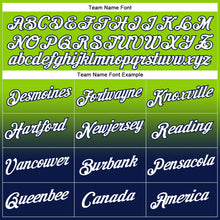 Загрузить изображение в средство просмотра галереи, Custom Stitched Neon Green White-Navy Fade Fashion Sports Pullover Sweatshirt Hoodie