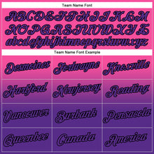 Загрузить изображение в средство просмотра галереи, Custom Stitched Pink Purple-Black Fade Fashion Sports Pullover Sweatshirt Hoodie