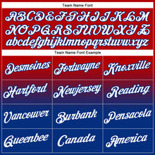 Charger l'image dans la galerie, Custom Stitched Red White-Royal Fade Fashion Sports Pullover Sweatshirt Hoodie