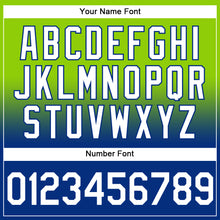 Загрузить изображение в средство просмотра галереи, Custom Stitched Neon Green White-Royal Fade Fashion Sports Pullover Sweatshirt Hoodie