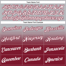 Load image into Gallery viewer, Custom Stitched Gray White-Crimson Fade Fashion Sports Pullover Sweatshirt Hoodie