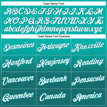 Загрузить изображение в средство просмотра галереи, Custom Stitched Aqua White-Teal Fade Fashion Sports Pullover Sweatshirt Hoodie