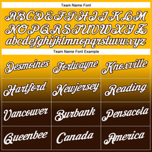 Load image into Gallery viewer, Custom Stitched Gold White-Brown Fade Fashion Sports Pullover Sweatshirt Hoodie