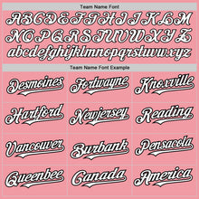 Загрузить изображение в средство просмотра галереи, Custom Medium Pink Pinstripe White-Black Authentic Fade Fashion Baseball Jersey