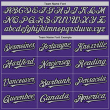 Загрузить изображение в средство просмотра галереи, Custom Purple Pinstripe Gray-Black Authentic Fade Fashion Baseball Jersey