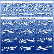 Load image into Gallery viewer, Custom Light Blue Royal-White Authentic Fade Fashion Baseball Jersey