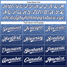 Charger l'image dans la galerie, Custom Powder Blue White-Navy Authentic Fade Fashion Baseball Jersey