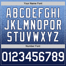 Charger l'image dans la galerie, Custom Powder Blue White-Navy Authentic Fade Fashion Baseball Jersey