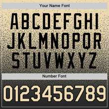 Charger l'image dans la galerie, Custom Cream Black Authentic Fade Fashion Baseball Jersey