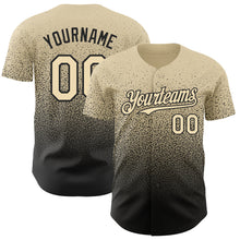 Charger l'image dans la galerie, Custom Cream Black Authentic Fade Fashion Baseball Jersey