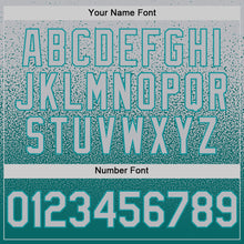 Charger l'image dans la galerie, Custom Gray Teal Authentic Fade Fashion Baseball Jersey