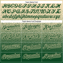 Charger l'image dans la galerie, Custom Cream Green Authentic Fade Fashion Baseball Jersey