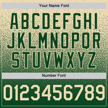 Charger l'image dans la galerie, Custom Cream Green Authentic Fade Fashion Baseball Jersey