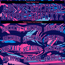 Charger l'image dans la galerie, Custom Figure Royal-Pink Round Neck Sublimation Basketball Suit Jersey