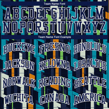 Charger l'image dans la galerie, Custom Figure Navy-White Round Neck Sublimation Basketball Suit Jersey