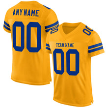 Загрузить изображение в средство просмотра галереи, Custom Gold Royal Mesh Authentic Football Jersey