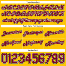 Laden Sie das Bild in den Galerie-Viewer, Custom Gold Black Pinstripe Maroon-Cream Authentic Basketball Shorts