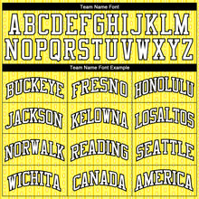 Load image into Gallery viewer, Custom Gold White-Black Round Neck Sublimation Basketball Suit Jersey