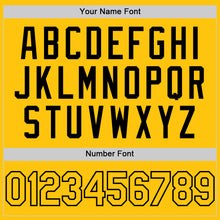 Load image into Gallery viewer, Custom Gold Gold-Black Performance T-Shirt