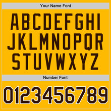 Charger l'image dans la galerie, Custom Gold Brown-White Authentic Throwback Baseball Jersey