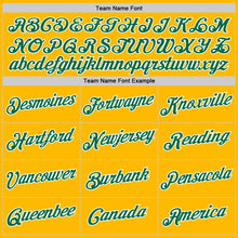 Загрузить изображение в средство просмотра галереи, Custom Gold Kelly Green-White Authentic Throwback Basketball Jersey