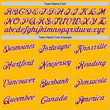 Laden Sie das Bild in den Galerie-Viewer, Custom Gold Maroon-White Authentic Throwback Basketball Jersey