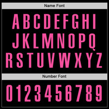 Load image into Gallery viewer, Custom Black Pink Performance Golf Polo Shirt