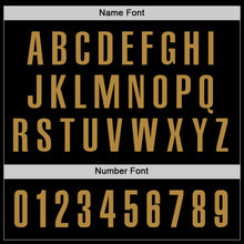 Load image into Gallery viewer, Custom Black Old Gold Performance Golf Polo Shirt