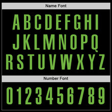 Load image into Gallery viewer, Custom Black Neon Green Performance Golf Polo Shirt