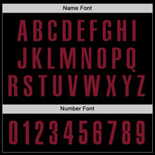 Load image into Gallery viewer, Custom Black Crimson Performance Golf Polo Shirt