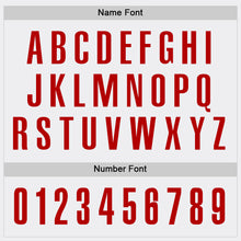 Load image into Gallery viewer, Custom White Red Performance Golf Polo Shirt