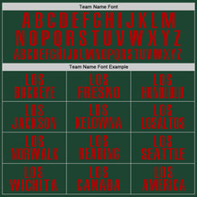 Загрузить изображение в средство просмотра галереи, Custom Green Red Performance Golf Polo Shirt