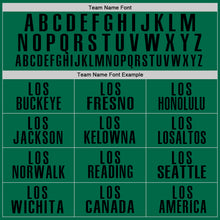 Load image into Gallery viewer, Custom Kelly Green Black Performance Golf Polo Shirt